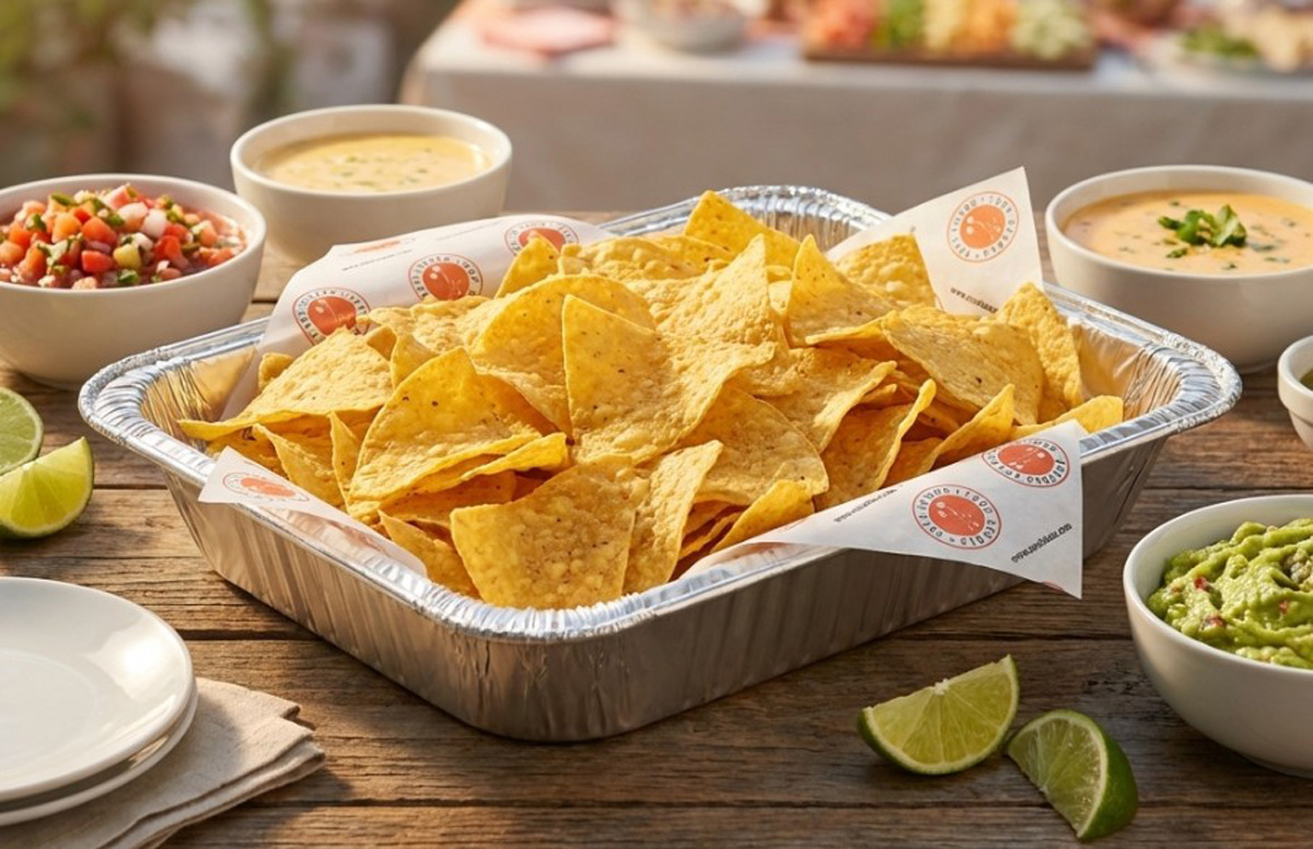 Full Tray of Corn Chips